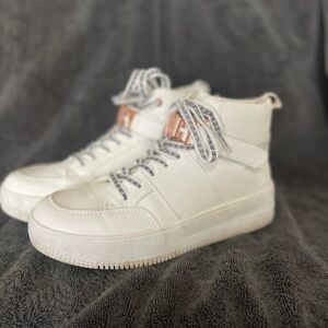 Juicy Couture Cream High-Top Sneakers